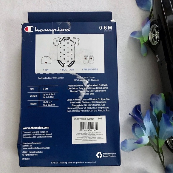 Champion New in Package Set for Babies 0-6 Months - Picture 3 of 6